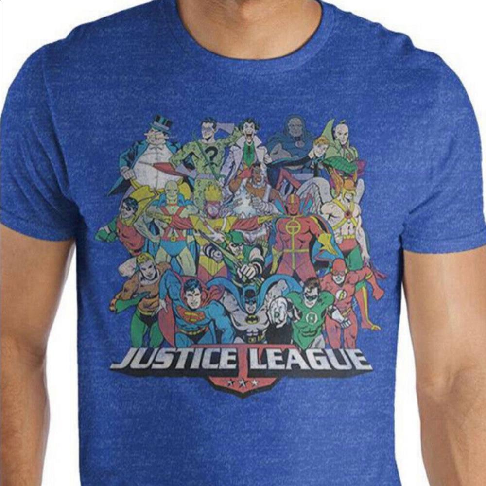 Justice League Vintage Distressed Shirt